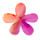 Zircons for Nail Art FLS Flowers 48/1 - Pink FLS48AB-6AC